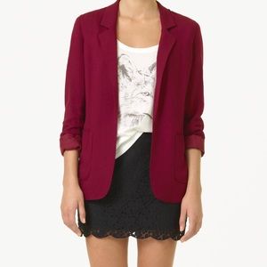 Aritzia - Talula - Kent Blazer - Maroon - Size S